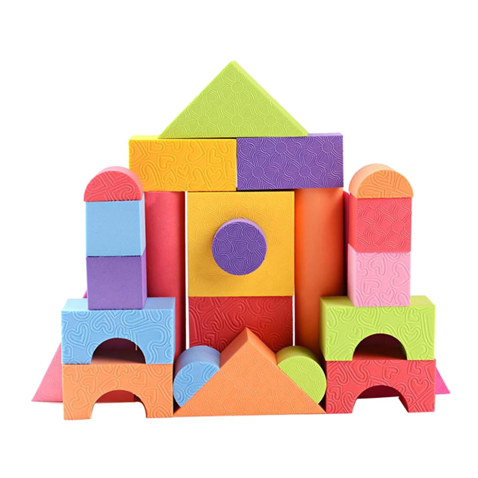 Foam Building Blocks for Kids 137 Piece EVA Foam Blocks Gift Playset for  Toddler