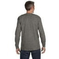 thumbnail image 2 of The Gildan Adult 53 oz Long Sleeve T-Shirt - GRAPHITE HEATHER - M, 2 of 2