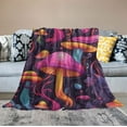 thumbnail image 2 of ARISTURING Mushroom Throw Blanket Soft Blankets Plush Comfy Throws Decor for Home Couch Living Room Bed Sofa Cozy Warm Gifts for Women Boys Girls Lightweight (mushroom02), 2 of 6