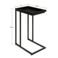 thumbnail image 2 of Kate and Laurel Lockridge Foldable Modern Side C-Table, 18.5" x 12" x 26.75", Black, 2 of 7