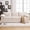 Beige, variant on HASLE Oversized 3 Seat Living Room Sofa, 95" Soft Chenille Deep Seat Couch with Armrest, Hidden Support Legs, Stylish Sofa, Light Grey