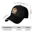 thumbnail image 2 of Kauai Hawaii Unisex Adult Baseball Caps Adjustable Casquette Dad Hat Sandwich Cap Outdoors Headwear, 2 of 5