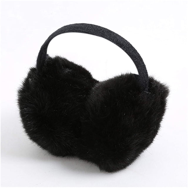 Orejeras de invierno para mujer, orejeras cálidas para niñas, calentador de orejas, cubierta de oreja ajustable de felpa suave para exteriores