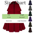 thumbnail image 5 of Halloween Hooded Robe Cloak, Men's Medieval Style Suede Cape Costume, Renaissance Inspired Dress Up Wrap for Masquerade Parties, Stage Shows and Themed Events, 5 of 5