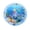 B, variant on Water Sensory Playmat Interactive Cat Toys Self Play Mat with Sea Animal Patterns Inflatable Water-Filled Cool Summer Pet Toy for Pools Beaches