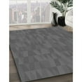 thumbnail image 3 of Ahgly Company Machine Washable Indoor Square Transitional Gray Area Rugs, 4' Square, 3 of 7