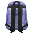 thumbnail image 6 of Solid Color Transparent See Through Mesh Stadium Approved Backpack for Travel and Commuting in Purple, 6 of 7