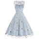 thumbnail image 4 of Vestido de Verano para las Mujeres Sexy sin Mangas Cuello en V Vestido Casual de Ajuste Delgado, Vestido Sexy para las Mujeres, 4 of 7