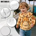 thumbnail image 6 of Garronmavis Cute Giraffe Long Sleeve Pullover Casual Pullover Drop Shoulder Sweater Top Stylish Toddler Girl Sweatshirt Clothes Outfit Polyester Spandex Fabric for Girls 5-6 Years Old, 6 of 7