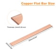 thumbnail image 2 of Uxcell 1Pack Copper Flat Bar, 5/64" Thickness x 1" Width x 10" Length Copper Bar Stock, 2 of 6