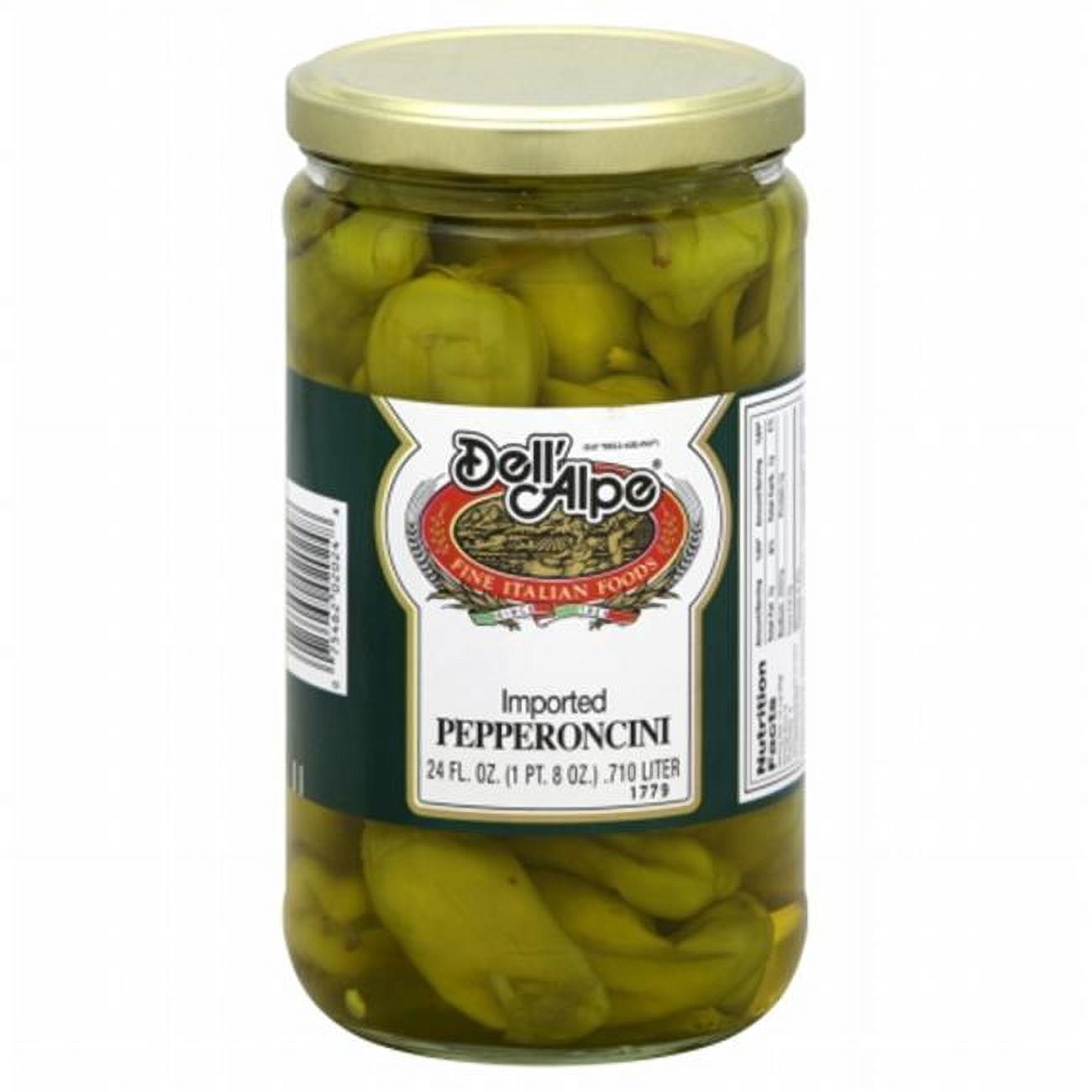 (Pack of 12) Dell'Alpe Pepperoncini, 24 fl oz