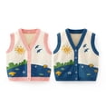 thumbnail image 2 of Esaierr Kids Infant Baby Boy Girl Knit Sweater Vest Cardigan Cartoon V-Neck Toddler Buttons Cardigan, 2 of 5