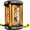 Black and gold, variant on Vakiorn Inflatable Money Booth 8x5.97 ft Clear PVC Dual Blower 550W 950W Cash Cube Double Zipper for Birthday Party Event Blue