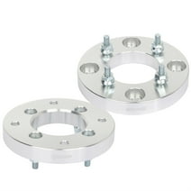 ECCPP 2X 4 Lug Wheel Spacers Adapters 4x137 to 4x115 10x1.25 85mm 1" Silver Compatible with 2003-2006 for Bombardier Outlander 400