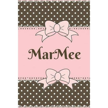 Marmee : Cute Brown and Pink Soft Cover Blank Lined Notebook Planner Composition Book (6 X 9 110 Pages) (Best Marmee Gift Idea for Birthday, Mother's Day and Christmas from