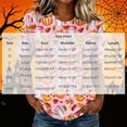 thumbnail image 4 of Women's Fall Pumpkin Coffee Cup Print T-Shirts Casual Short Sleeve Tops Autumn Graphic Tees Crewneck Holiday Shirts Comfortable Thanksgiving Blouse, 4 of 8