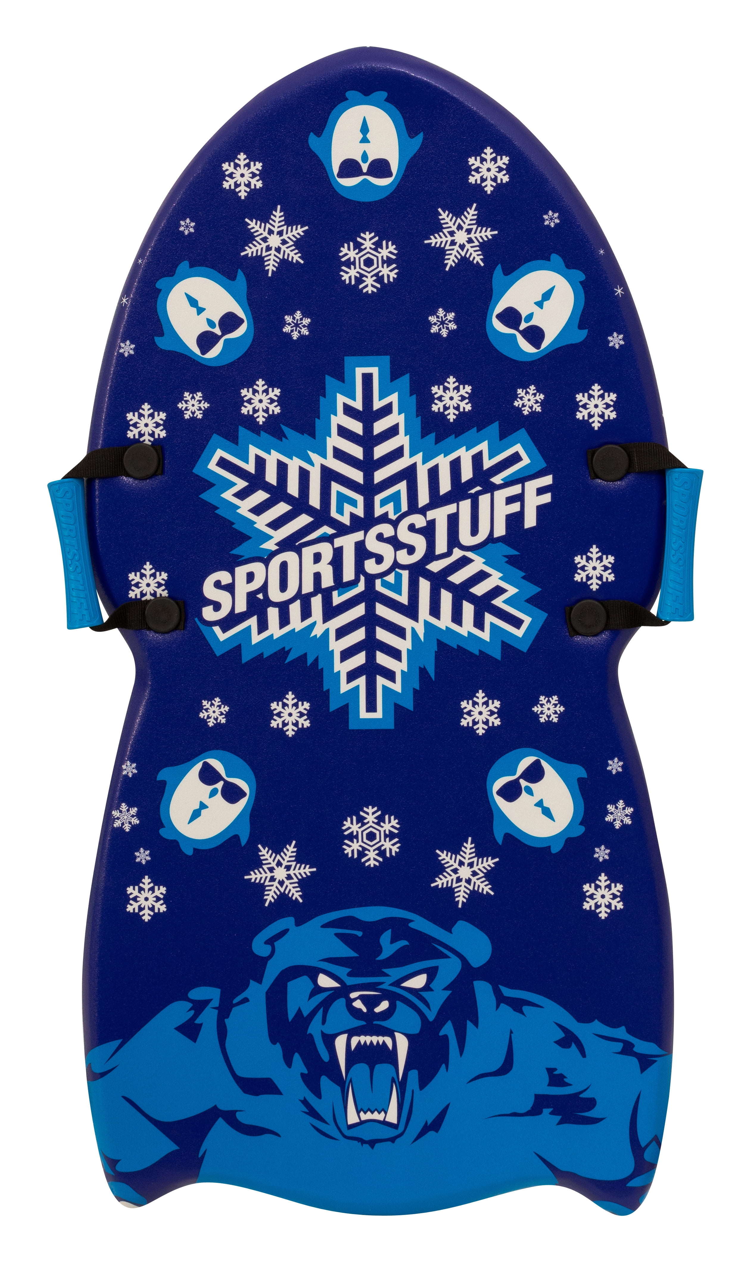 Sportsstuff Grizzly 1 Rider Foam Snow Sled – 39″, Blue