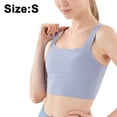 thumbnail image 2 of Stelle - Sujetador deportivo de palangre para mujer, sin aros, acolchado, sin mangas, soporte medio para yoga, entrenamiento y fitness MFZFUKR CPB-DE-HJJ-02-4, 2 of 5