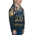 thumbnail image 3 of Kll Unisex Kids Boys Girls Hooded Pocket Pullover Hoodies-Happy New Year 2024, 3 of 9