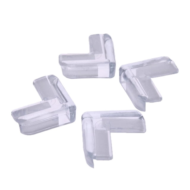 Btafrte 4pcs Clear Baby Safety Protector Muebles Mesa Protección La Esquina Bumper