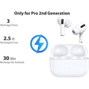 Newest Replacement Charging Case Compatible with AirPod Pro 2nd Generation, Air pod Pro 2 with Bluetooth Pairing Sync Button