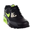 thumbnail image 2 of Nike 833412-023: Big Kids' Air Max 90 Leather Shoes Dark Grey/Volt Black Sneaker (6 M US Big Kid), 2 of 2