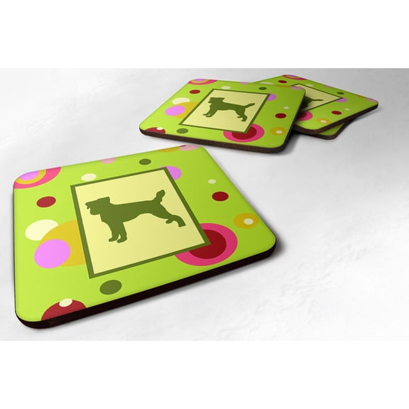 Jack Russell Terrier Foam Coaster Set of 4