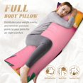 Bingfone Body Pillow Cover Long Pillow Case with Zipper Decorative