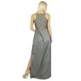 thumbnail image 5 of Bimba Women Rayon Long Maxi Dress Gown With Block Print & Side Slit, 5 of 9