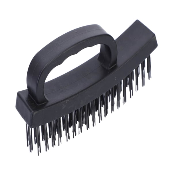 Cepillo de alambre de acero resistente de 6 pulgadas Herramienta manual de metal Quita pintura Limpiador Fregador