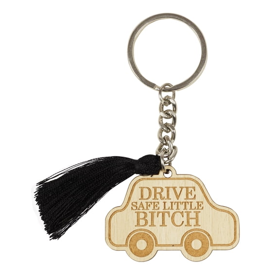 Inkdotpot Key Chain For Friends Engraved Wooden Key Holder Housewarming Gift