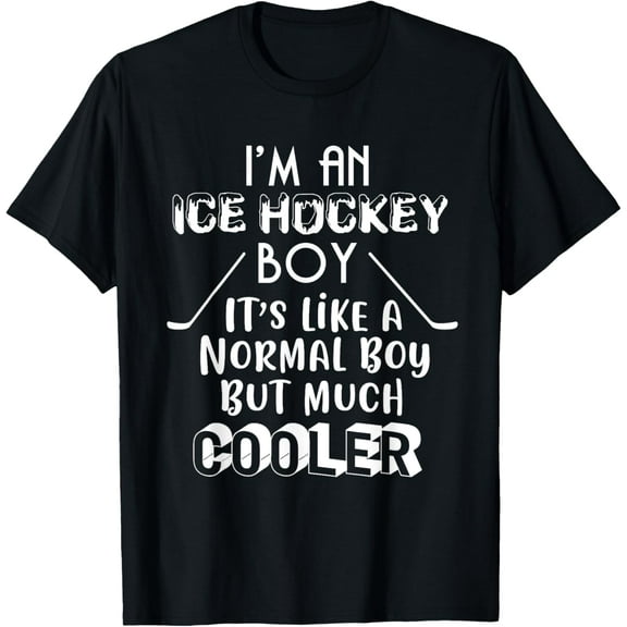 Ice Hockey Boy Kids Gift T-Shirt T-Shirt
