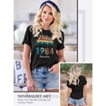 thumbnail image 3 of SLADYGLO Women Vintage 1984 Original Parts Print Crew Neck Short Sleeve T-Shirt, 3 of 7
