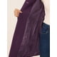 thumbnail image 5 of Abrigo De Invierno Elegante PaMujer Abrigo Largo De Un Solo Pecho Con Cuello Alto En Mitad Del Muslo Morado Oscuro XS, 5 of 6
