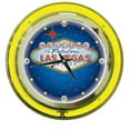 thumbnail image 1 of Las Vegas Neon Clock - 14 inch Diameter, 1 of 5