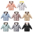 thumbnail image 4 of Esho 2-8Y Girls Boys Kids Winter Warm Down Coats Hooded Jackets Back To School Puffer Coat Outerwear, 4 of 4