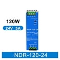 thumbnail image 2 of Entrée NDR120W 100V - AC à DC Rail DIN Industriel Alimentation de Commutation Type NDR 12/24/48V, Refroidissement Intelligent, 2 of 7