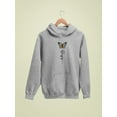thumbnail image 3 of Butterfly Design Hoodie Women -Image by Shutterstock, Female Medium, 3 of 4