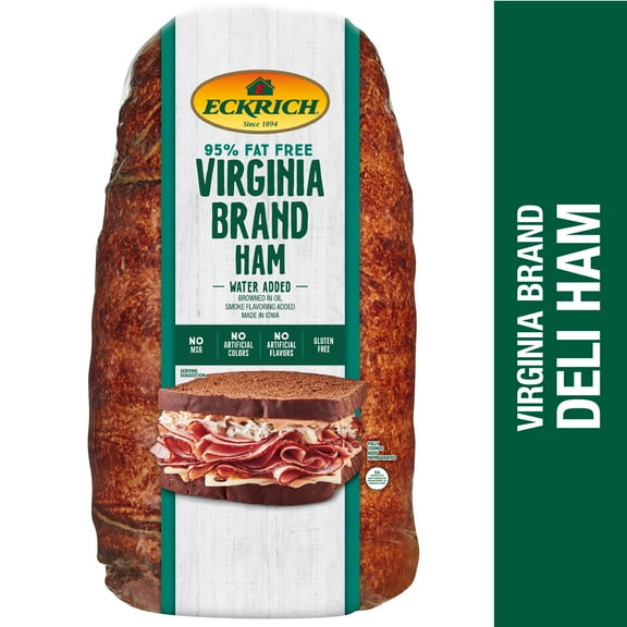 Eckrich Deli Brand Virginia Ham, Deli Sliced