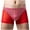 Red, variant on Gxdcog Underwear for Men, Men's Shiny Metallic Panties Semi-Transparent Boxer Shorts Breathable Mesh Low Waist Underpants Lingerie night or Wwimming