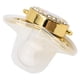 thumbnail image 4 of Chupete de Bebé, Estilo de Lujo Rhinestones Golden Chupete Sootherpacifier para 6 A 18 Meses de Bebé, 4 of 7
