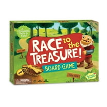 Peaceable Kingdom Race to the Treasure! Cooperative Path Building Game for 2 to 4 Kids Ages 5 and up
