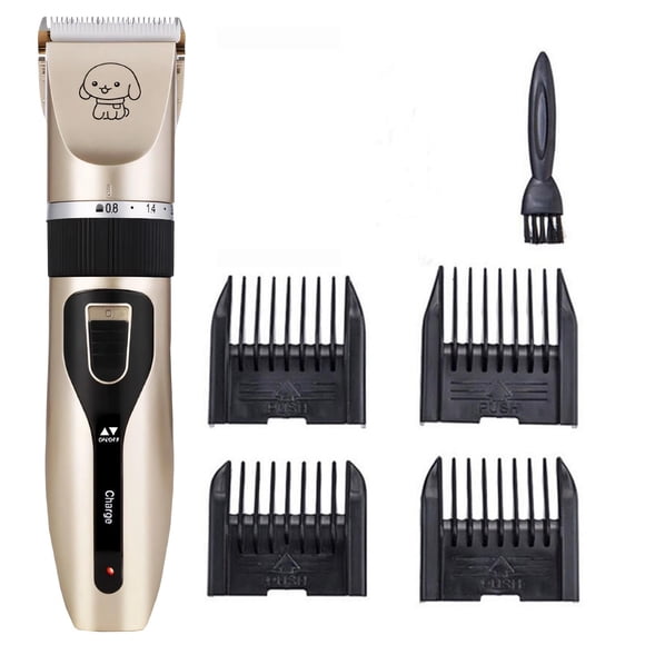 Pet Dog Grooming Clippers, Rechargeable Low Noise Pet Clippers, Dog Hair Grooming Kit Dog Shaver With 8 Comb, Quiet Shears For All 8ml