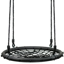 YEXJ Spinner Swing Round Web Swing Great for Tree Swing Set Backyard Playground, Features-Floating, Heavy-duty, Sturdy steel tube frame with NBR foam