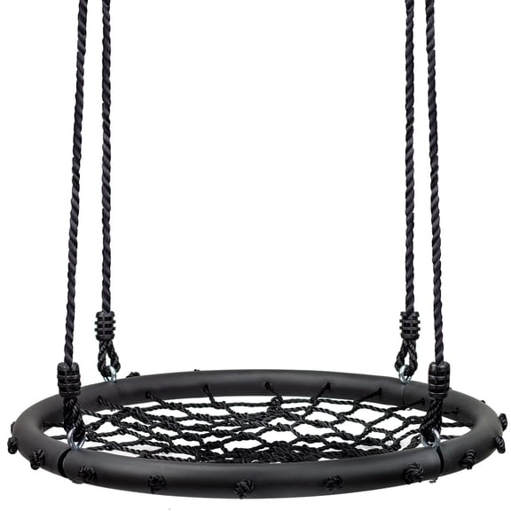 YEXJ Spinner Swing Round Web Swing Great for Tree Swing Set Backyard Playground, Features-Floating, Heavy-duty, Sturdy steel tube frame with NBR foam