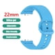 thumbnail image 4 of Pulsera Reloj Repuesto Correa Silicona Deportiva Ajustable A Prueba Sudor Cómoda para Fit 3 2024, 4 of 9
