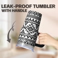 thumbnail image 5 of Insulated Cup 20oz Bohemian Design with Lid & Straw - Stainless Steel Double Wall Vacuum Travel Mug, Leakproof Thermal Coffee Tumbler, 5 of 5