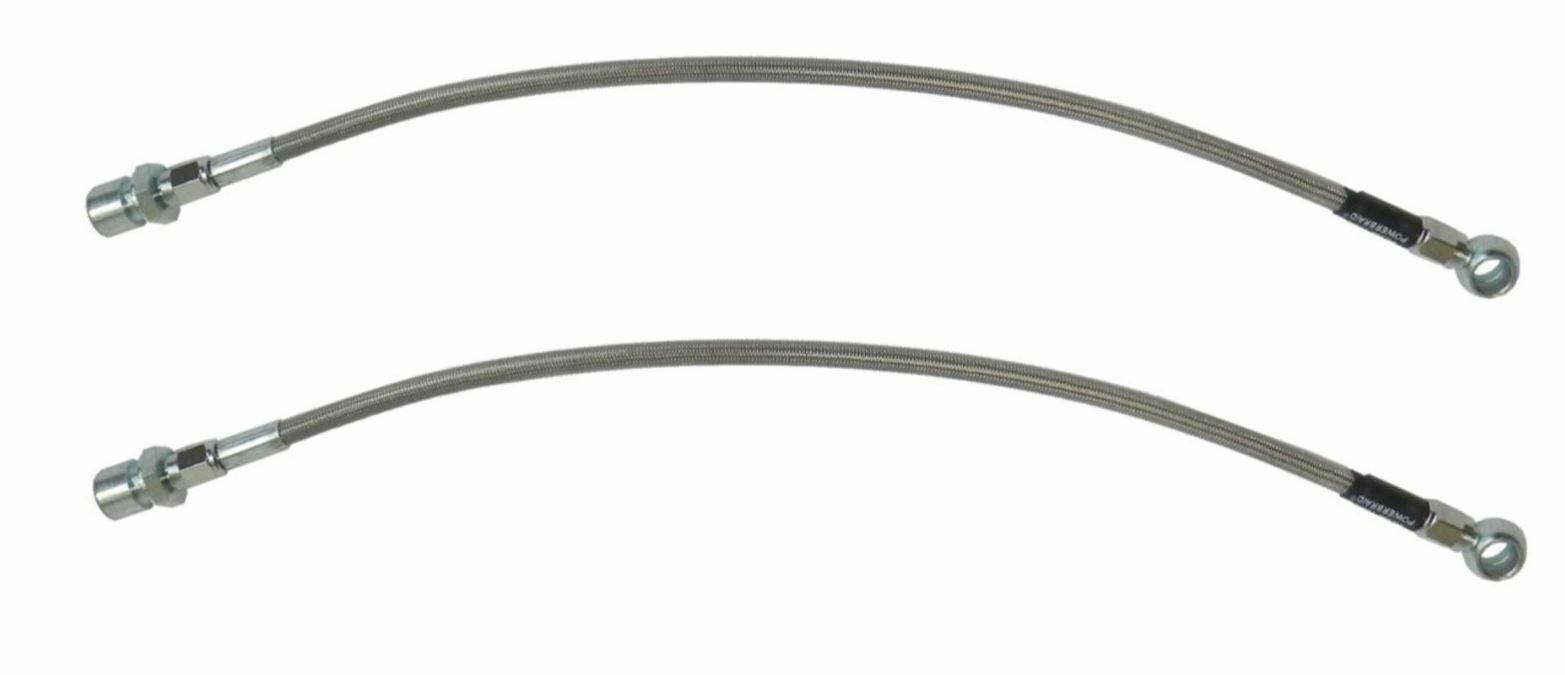 Stainless Front Brake Hoses Disc Brakes 1969-1974 Nova 1967-1971 Firebird//Camaro