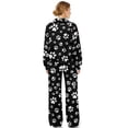 thumbnail image 2 of Xoenoiee Dog Paw Print Women's Fall 2 Piece Lounge Sets Long Sleeve Sweatshirt Jogger Pants Sweat Track Suits Travel Outfit Winter Clothing, XL, 2 of 7