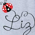 thumbnail image 2 of CafePress - Ladybug Liz - Cute Infant Baby Football Bodysuit, 2 of 3